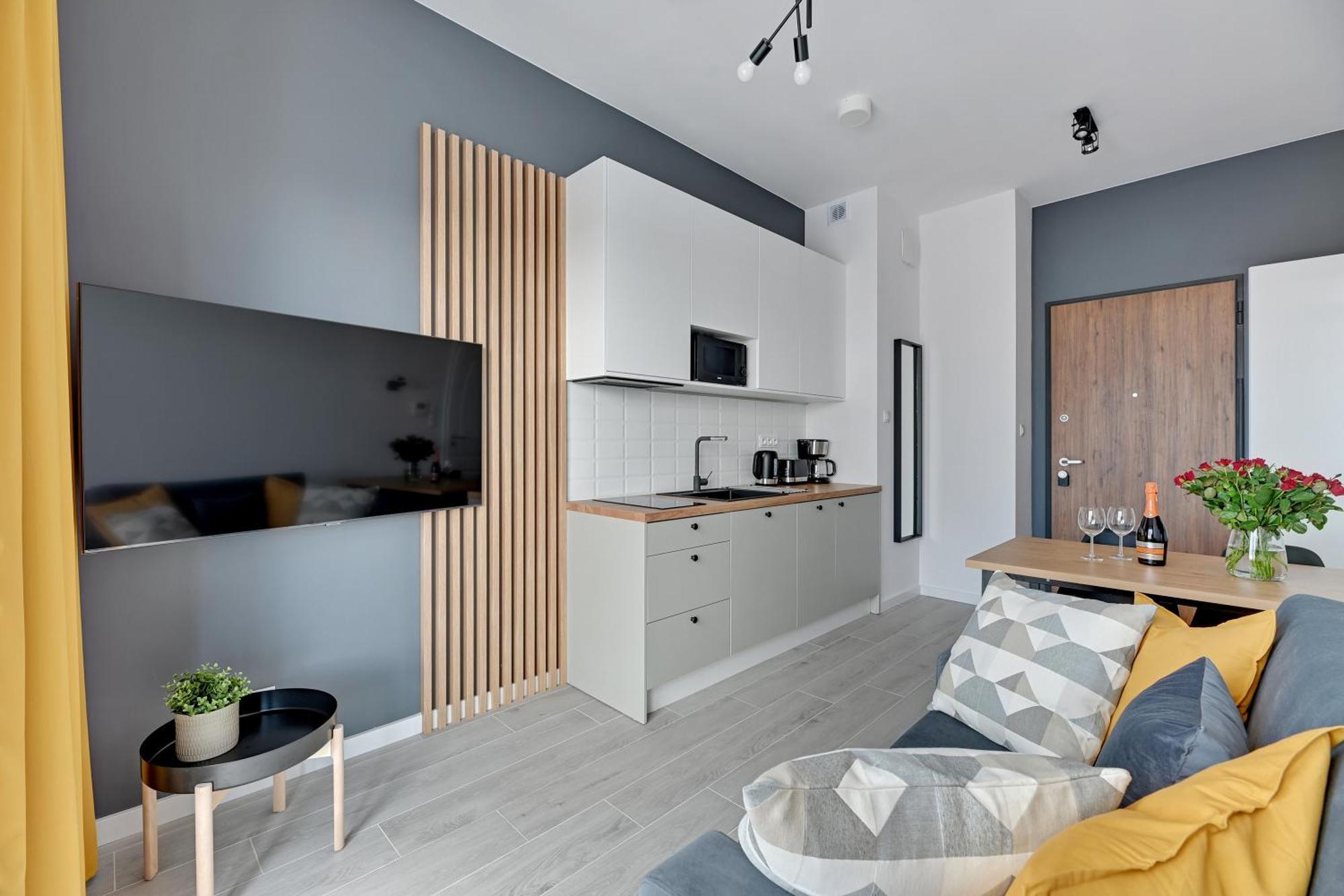 Nadmotlawie Sauna & Gym By Blue Mandarin Lägenhet Gdańsk